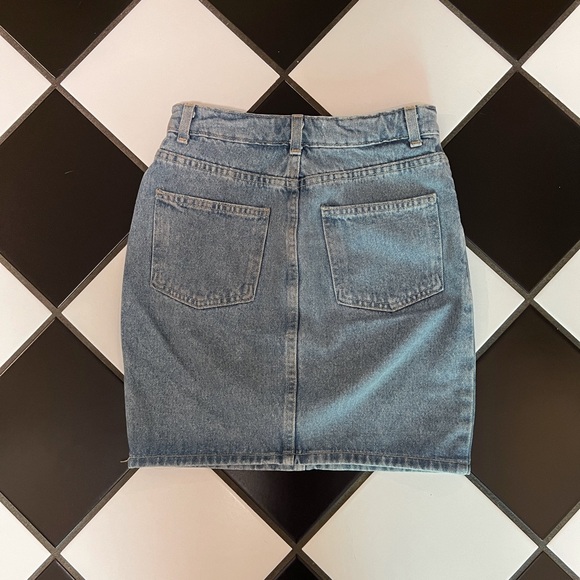 American Apparel Denim Pencil Skirt - Picture 2 of 3